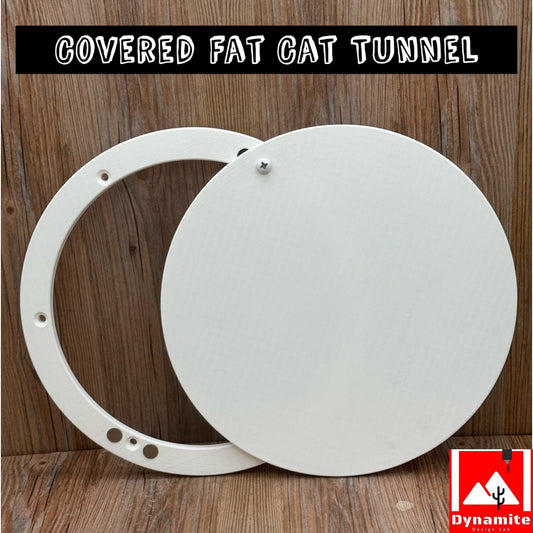 Covered Fat-Cat Thru-Wall Cat Tunnel