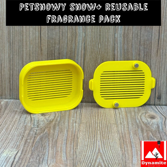 PetSnowy Snow+ Reusable / Refillable Litter Box Deodorizer/ Fragrance Pod