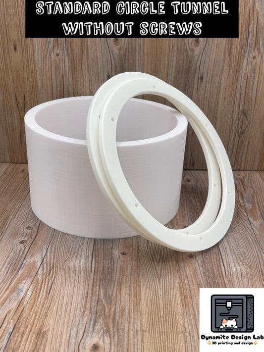 Circle Thru-Wall Cat Tunnel