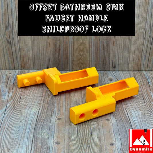 Offset Sink Faucet Handle Lock / Restraint