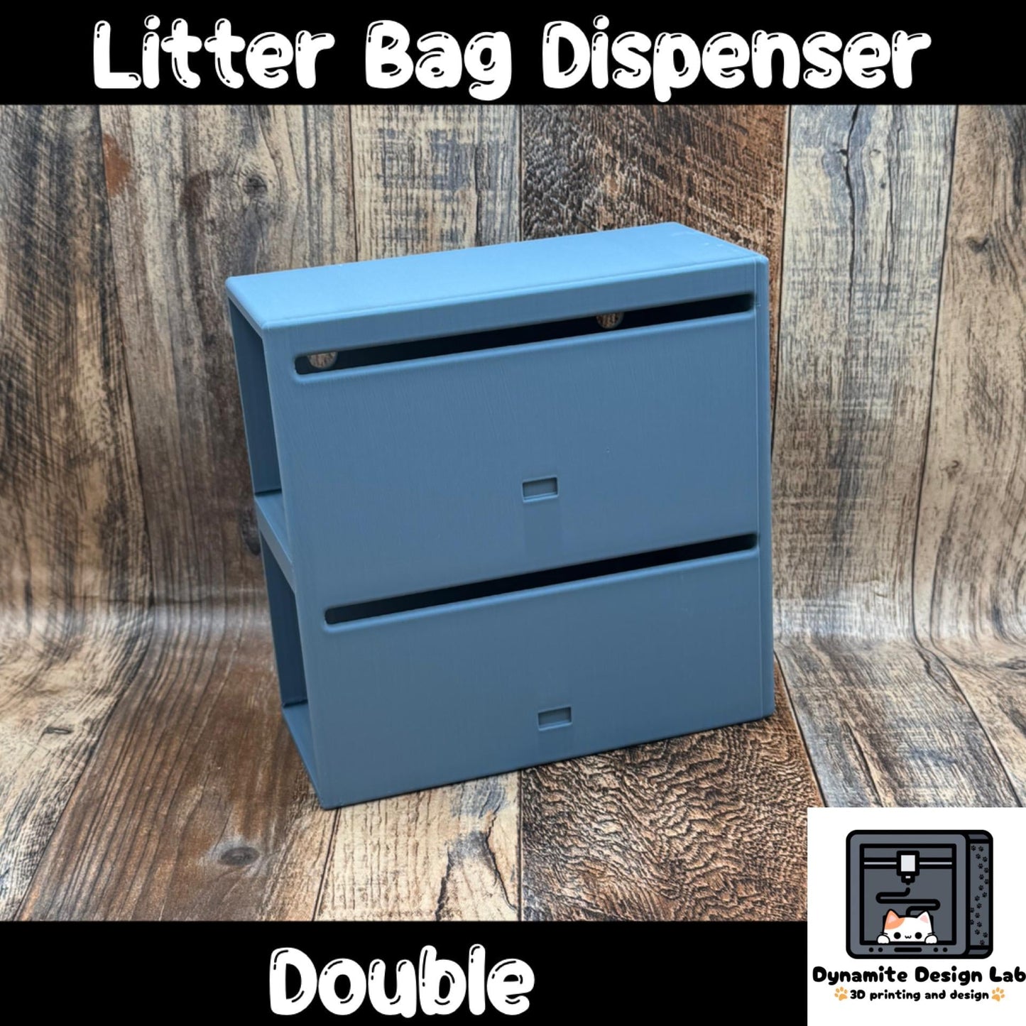Litter Waste Bag Dispenser / Holder – Compatible with Popular Automatic Litter Boxes