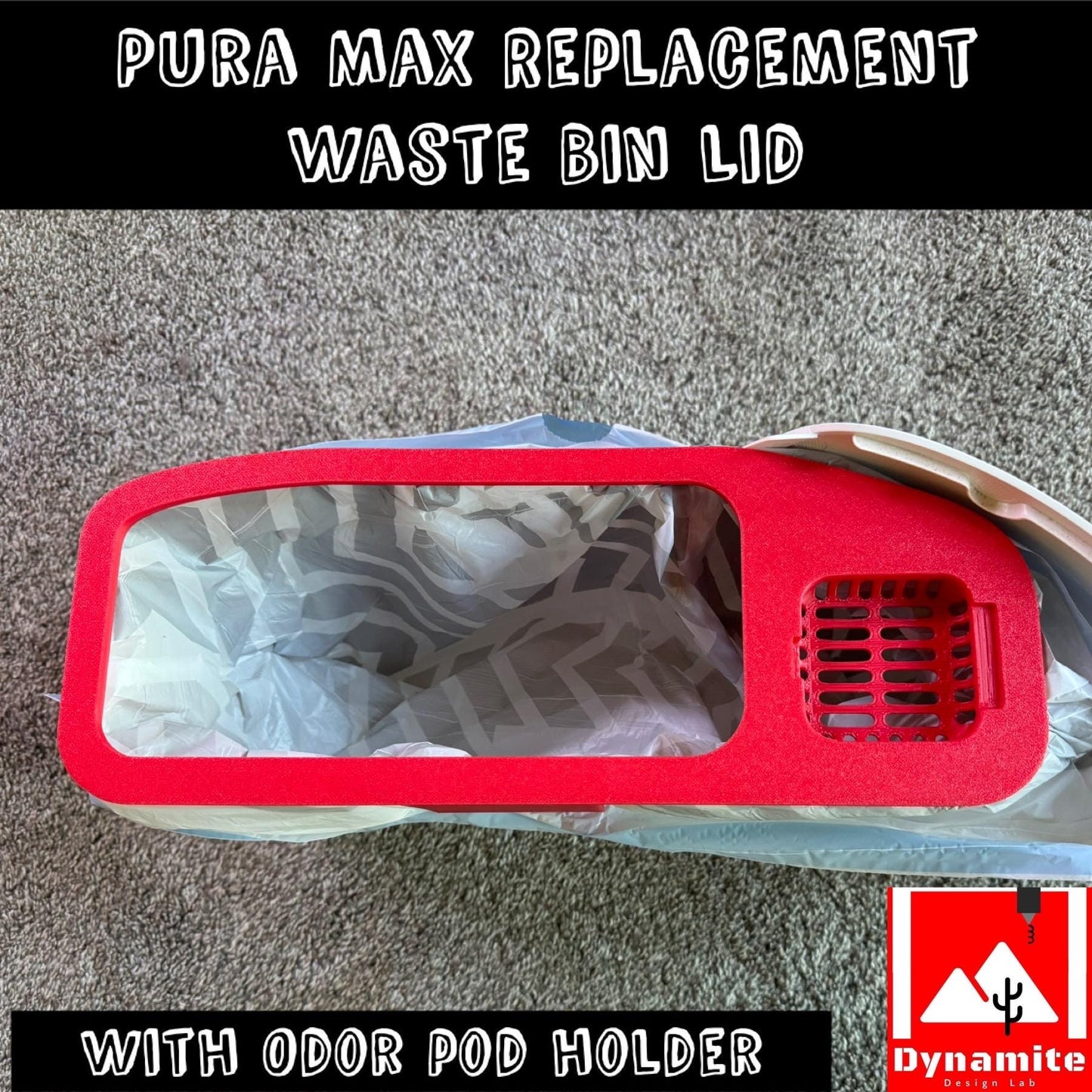 Petkit Pura Max Lid Replacement (Odor Pod Holder or Open Design)