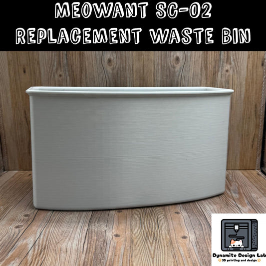 Meowant SC-02 Waste Bin Replacement (White or Gray, Odor Pod Option)