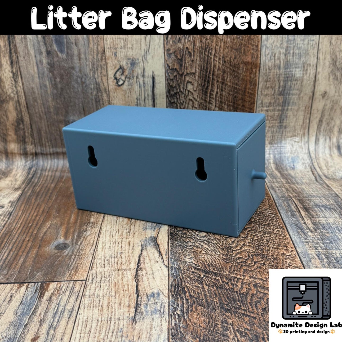 Litter Waste Bag Dispenser / Holder – Compatible with Popular Automatic Litter Boxes