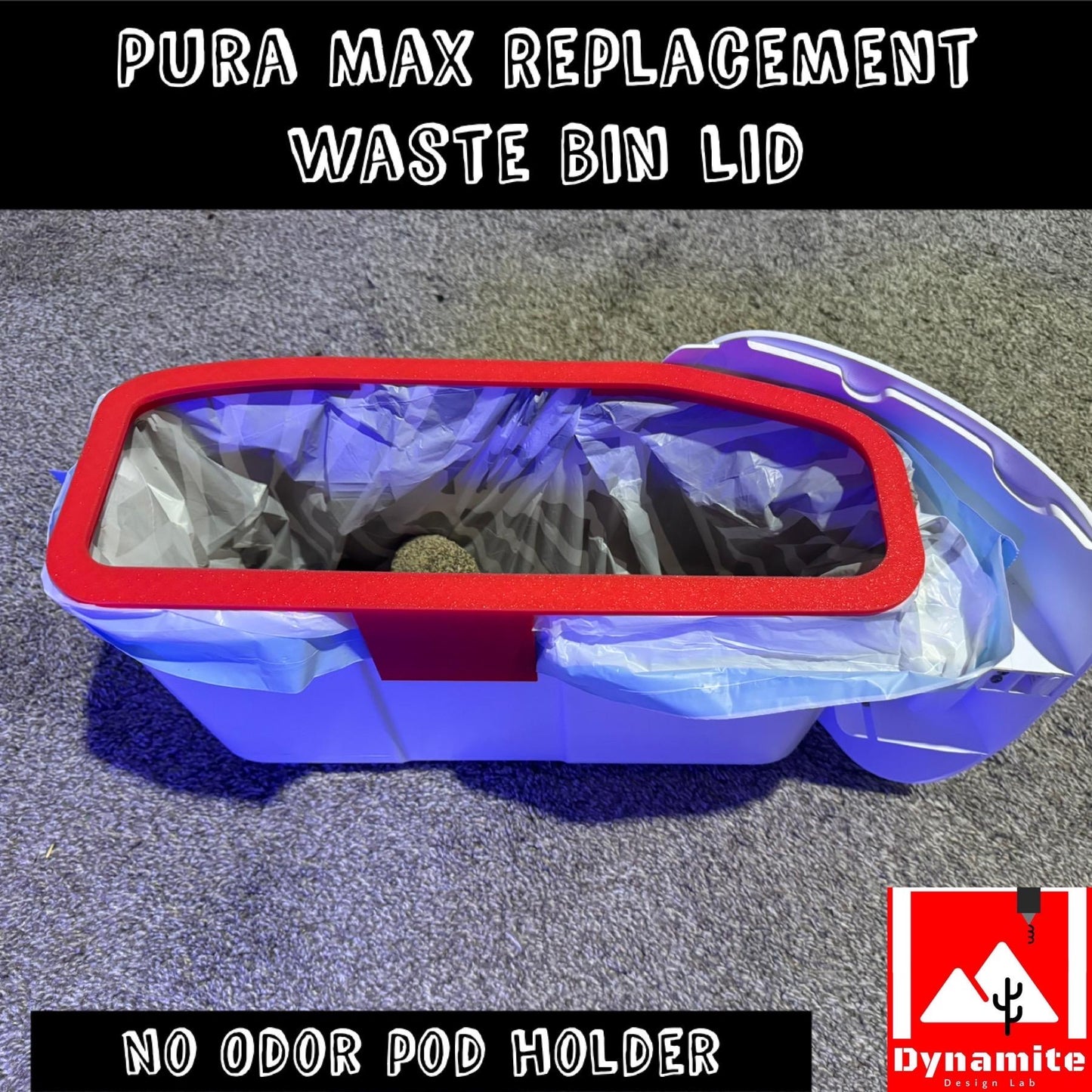 Petkit Pura Max Lid Replacement (Odor Pod Holder or Open Design)