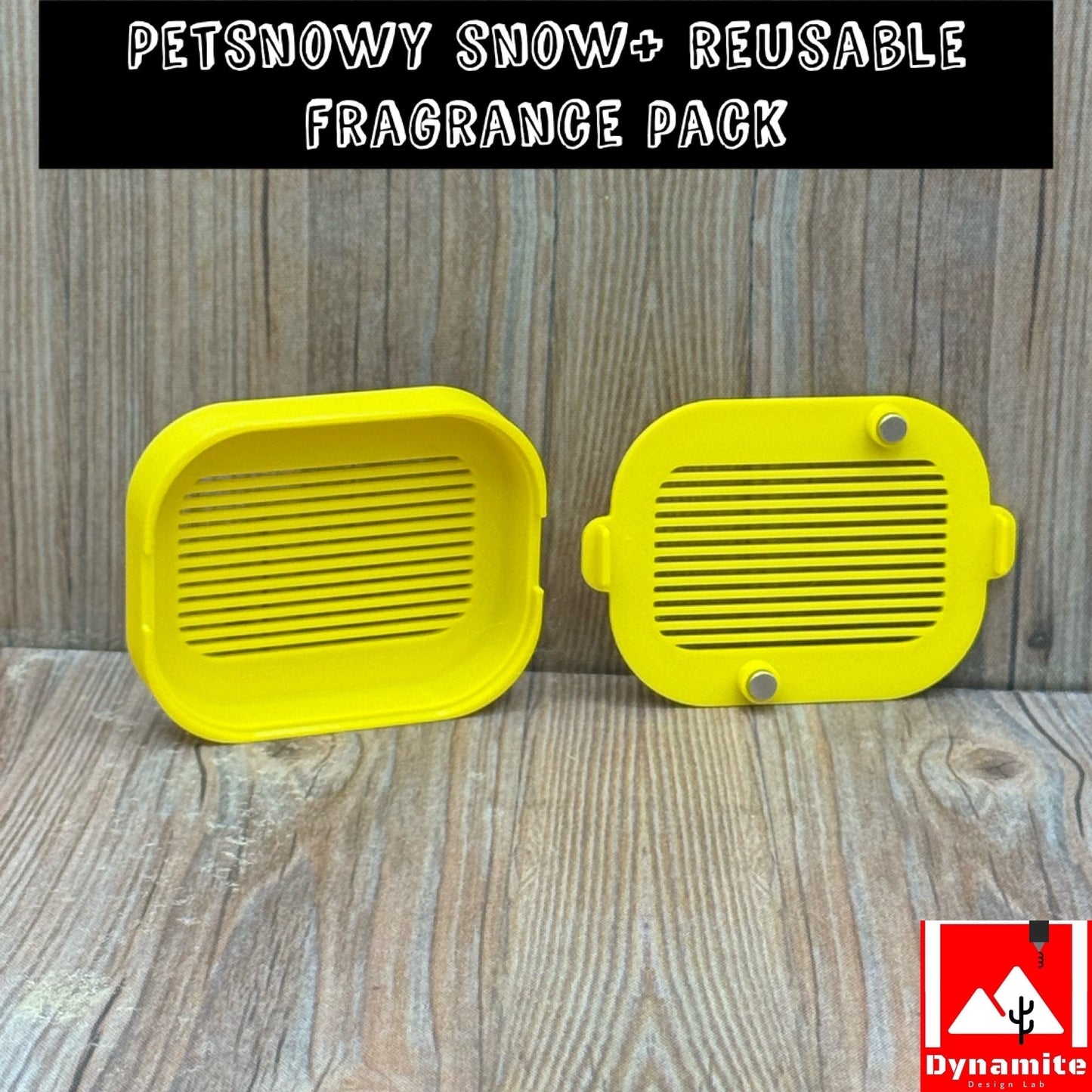 PetSnowy Snow+ Reusable / Refillable Litter Box Deodorizer/ Fragrance Pod