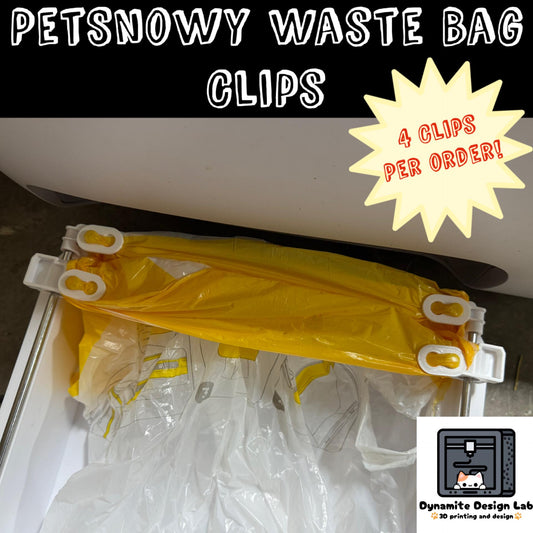 PetSnowy Waste Bag Clips – Use Your Own Bags!