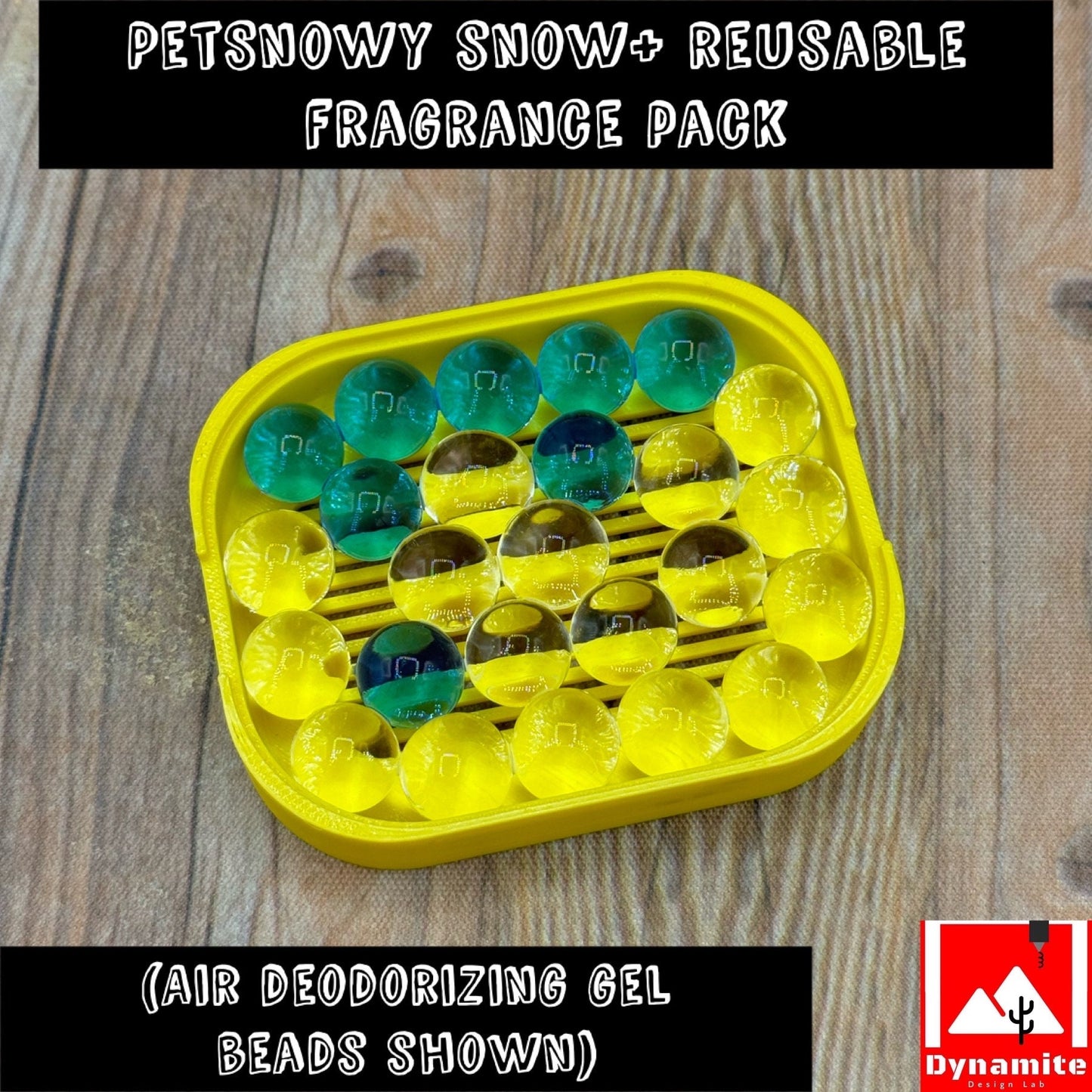 PetSnowy Snow+ Reusable / Refillable Litter Box Deodorizer/ Fragrance Pod