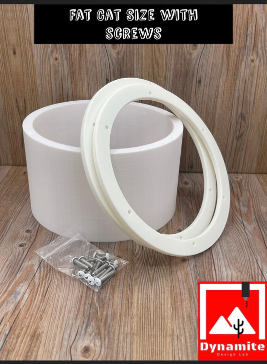 Circle Fat-Cat Thru-Wall Cat Tunnel