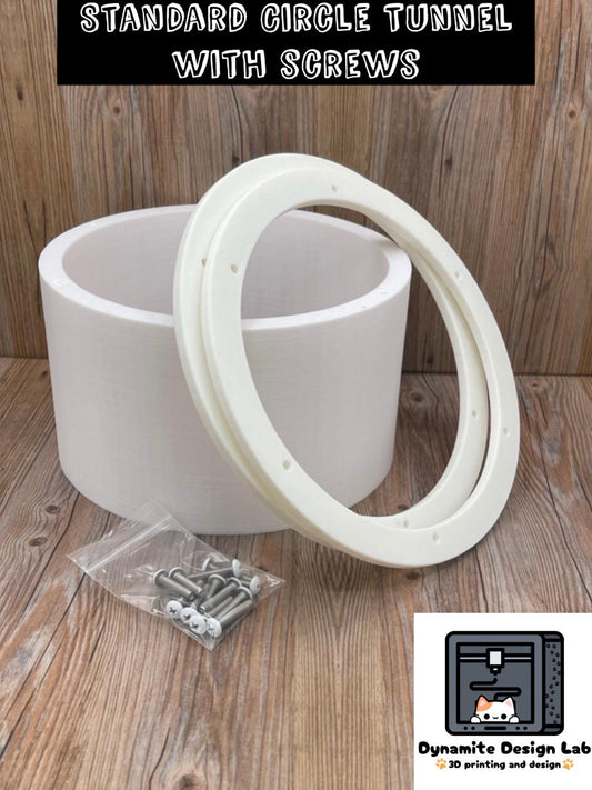 Circle Thru-Wall Cat Tunnel