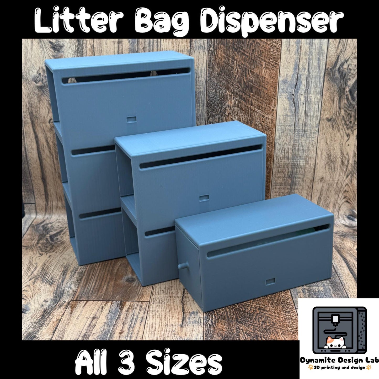 Litter Waste Bag Dispenser / Holder – Compatible with Popular Automatic Litter Boxes