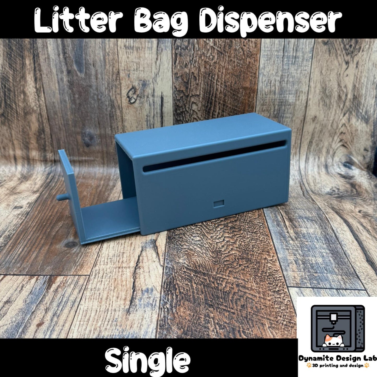 Litter Waste Bag Dispenser / Holder – Compatible with Popular Automatic Litter Boxes