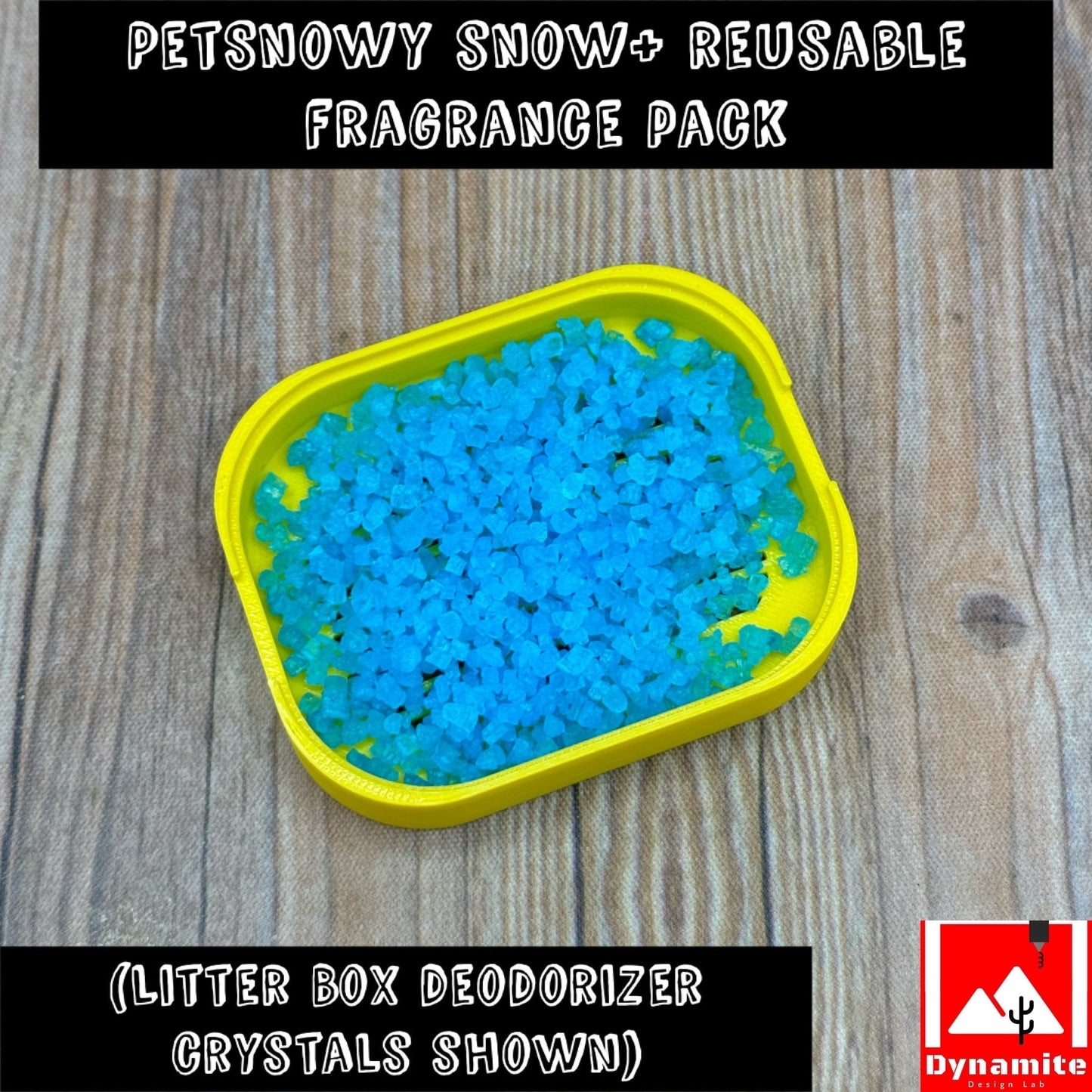 PetSnowy Snow+ Reusable / Refillable Litter Box Deodorizer/ Fragrance Pod