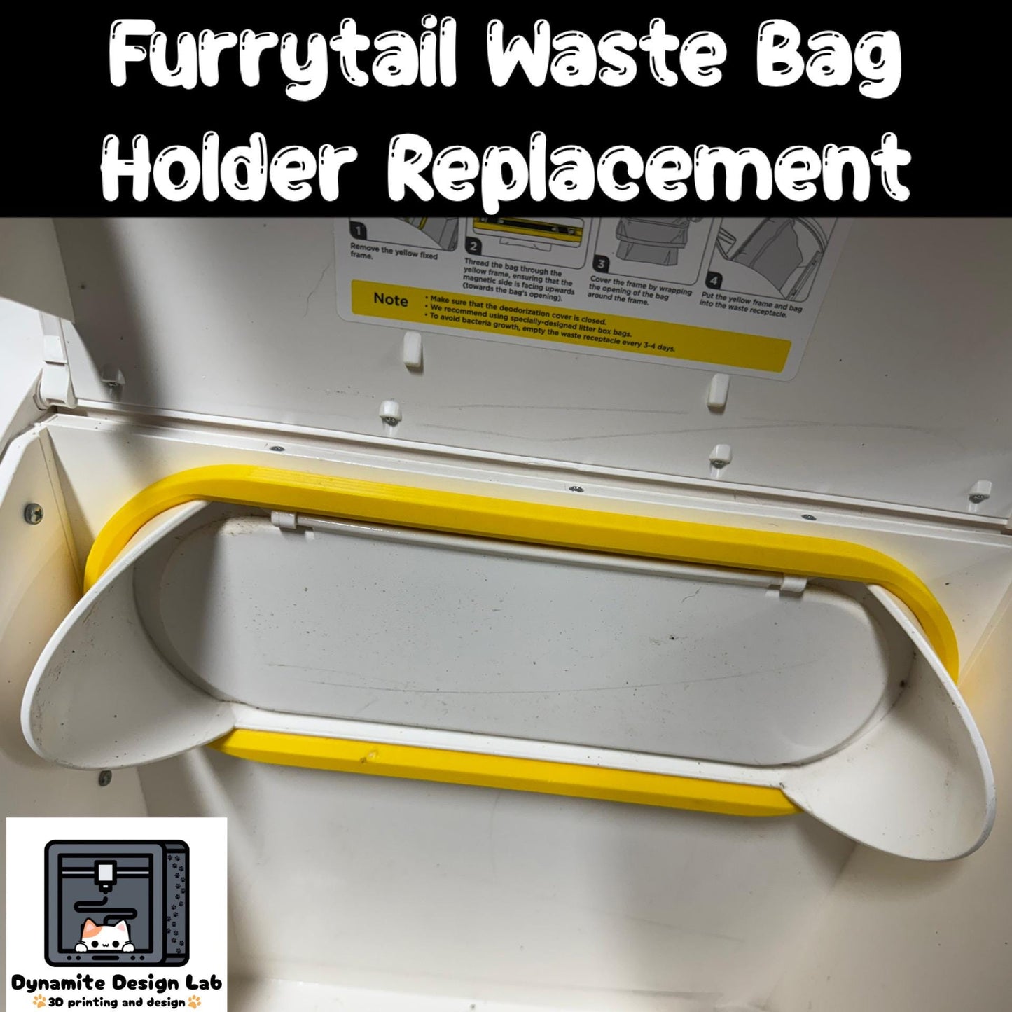 Furrytail Waste Bin Bag Holder Replacement