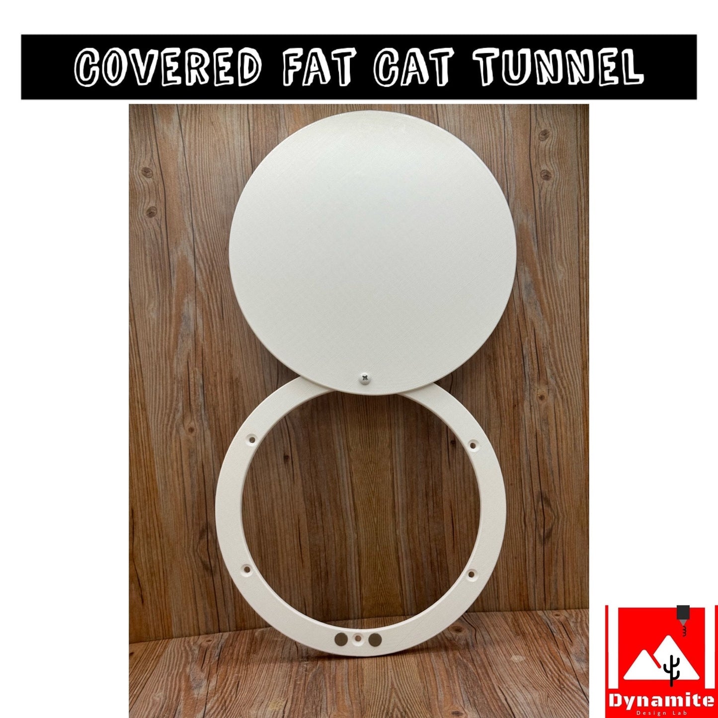 Covered Fat-Cat Thru-Wall Cat Tunnel