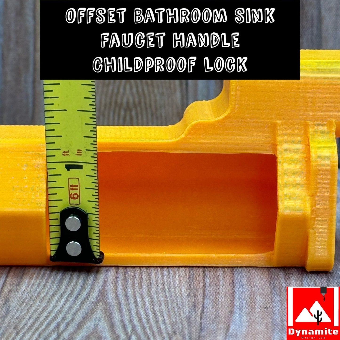 Offset Sink Faucet Handle Lock / Restraint