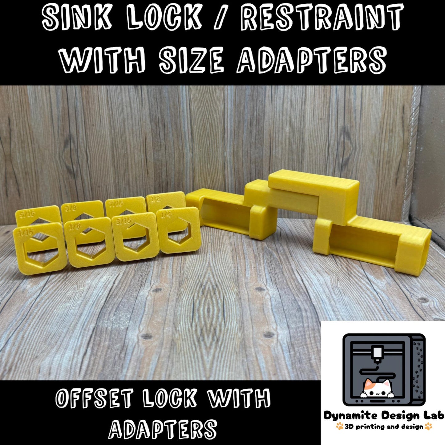 Offset Sink Faucet Handle Lock / Restraint