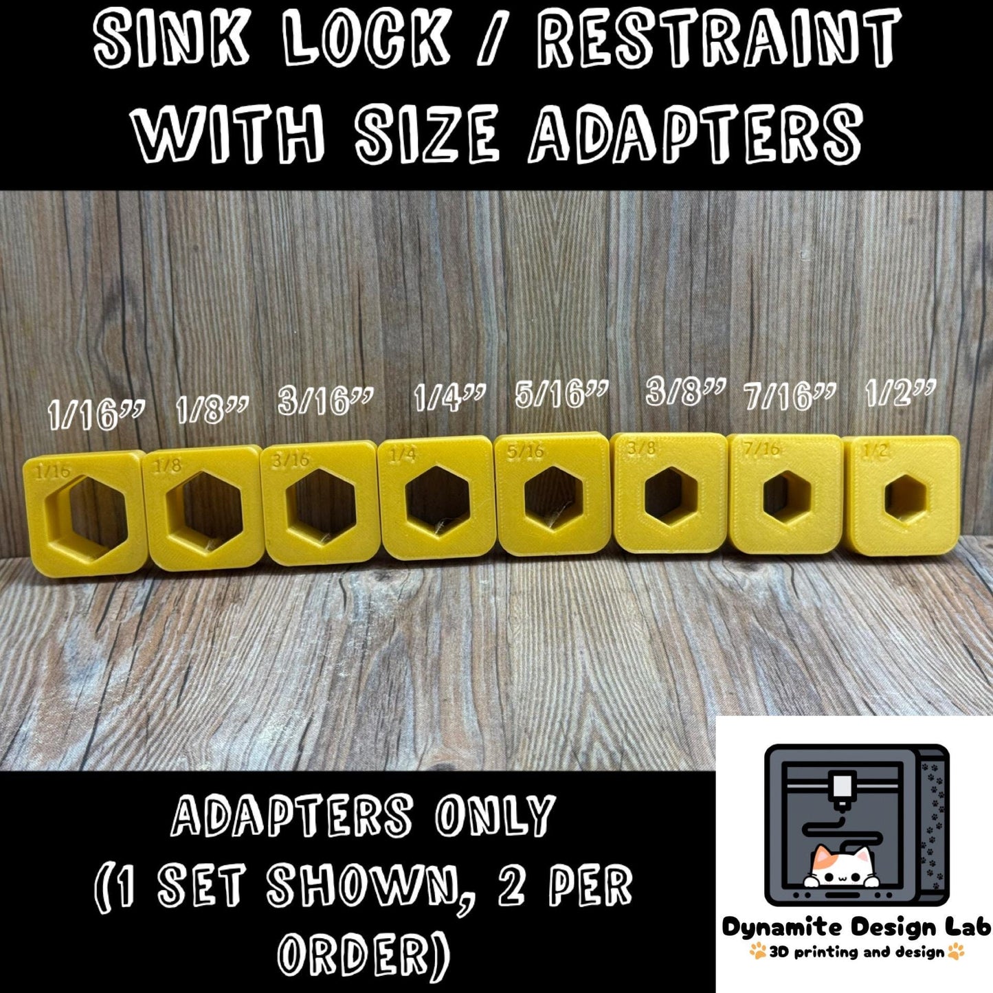 Sink Lock Adapter Set: Custom Fit Add-On