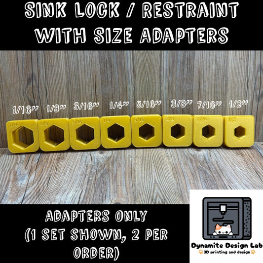 Sink Lock Adapter Set: Custom Fit Add-On