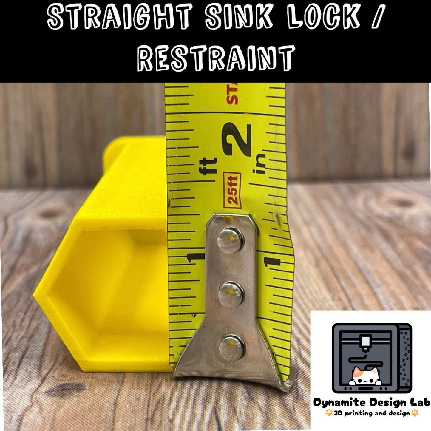 Straight Sink Faucet Handle Child Lock / Restraint